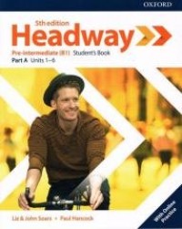 Headway 5E Pre-Interm SB A + online - okładka podręcznika