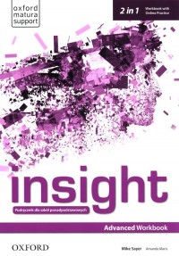Insight Advanced WB + online practice - okładka podręcznika