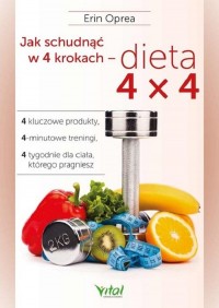 Jak schudnąć w 4 krokach - dieta - okładka książki