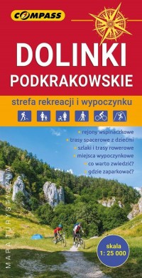 Mapa tur.- Dolinki Podkrakowskie - okładka książki