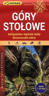 Mapa turystyczna - Góry Stołowe - okładka książki