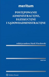 MERITUM Postępowanie administracyjne, - okładka książki