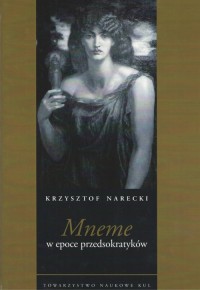 Mneme w epoce przedsokratyków - okładka książki