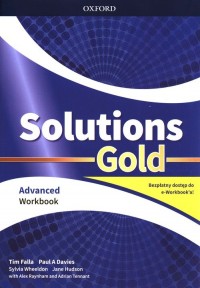 Solutions Gold Advanced WB + e-book - okładka podręcznika