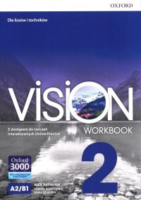 Vision 2 WB + online practice - okładka podręcznika
