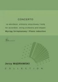 Concerto na akordeon, orkiestrę - okładka podręcznika