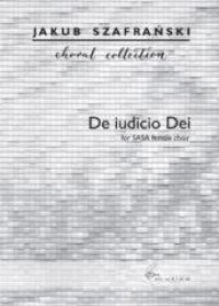 De iudicio Dei na chór żeński SASA - okładka podręcznika