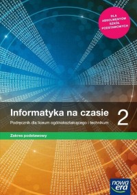 Informatyka LO 2 Na czasie Podr. - okładka podręcznika
