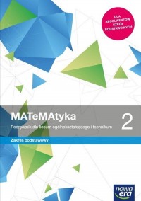 MATeMAtyka LO 2 ZP Podr. w.2020 - okładka podręcznika