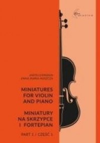 Miniatury na skrzypce i fortepian - okładka podręcznika