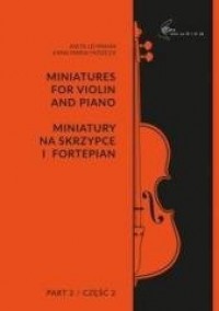 Miniatury na skrzypce i fortepian - okładka podręcznika