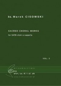 Sacred Choral Works vol.3 na czterogłosy - okładka książki