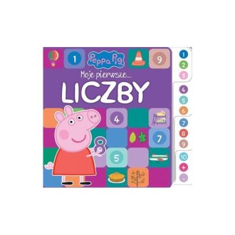 Świnka Peppa. Moje pierwsze.. Liczby - okładka książki