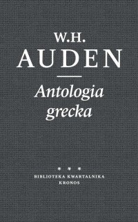 Antologia grecka - okładka książki