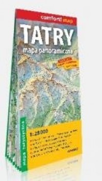 Comfort!map Tatry. Mapa panoramiczna - okładka książki