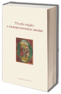 Filozofia indyjska w Katolickim - okładka książki