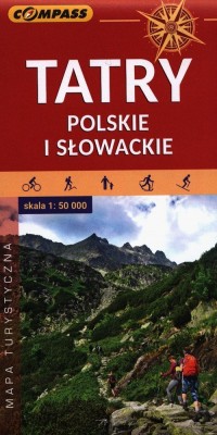 Mapa tur. Tatry Polskie i Słowackie - okładka książki
