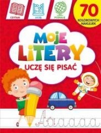 Moje litery: Uczę się pisać - okładka książki