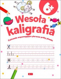 Wesoła kaligrafia - okładka książki