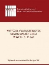 Wytyczne IFLA dla bibliotek obsługujących - okładka książki