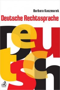 Deutsche Rechtssprache - okładka podręcznika