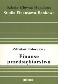 Finanse przedsiębiorstwa - okładka książki