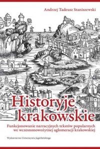Historyje krakowskie. Funkcjonowanie - okładka książki