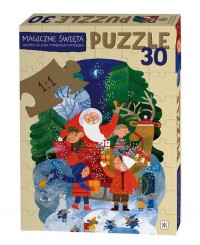 Magiczne święta Puzzle (30 elem.) - okładka książki