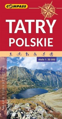 Mapa turystyczna - Tatry Polskie - okładka książki