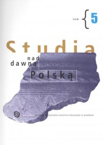 Studia nad dawną Polską 5 - okładka książki