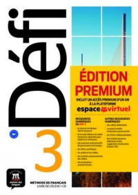 Defi 3 Podręcznik + CD + Kod Premium - okładka podręcznika