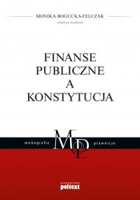 Finanse publiczne a Konstytucja - okładka książki
