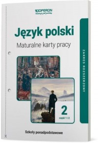 Język polski LO 2 Maturalne karty - okładka podręcznika