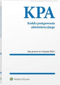 Kodeks postępowania administracyjnego - okładka książki