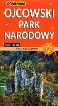 Mapa kieszonkowa - Ojcowski Park - okładka książki
