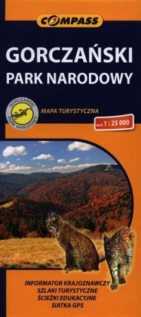 Mapa turystyczna - Gorczański PN - okładka książki