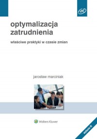 Optymalizacja zatrudnienia. Właściwe - okładka książki