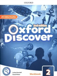 Oxford Discover 2 WB + online practice - okładka podręcznika