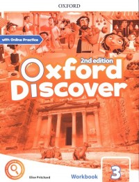Oxford Discover 3 WB + online practice - okładka podręcznika