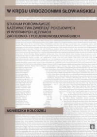 W kręgu urbozoonimii słowiańskiej - okładka książki