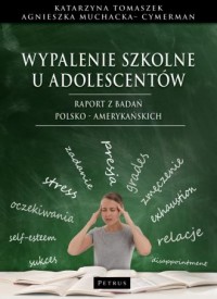 Wypalenie szkolne u adolescentów - okładka książki