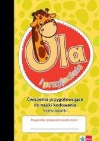 Żyrafa Ola. Zeszyt ćwiczeń do kodowania - okładka podręcznika