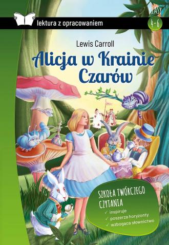 powiększ Alicja w Krainie Czarów z opracowaniem - okładka podręcznika
