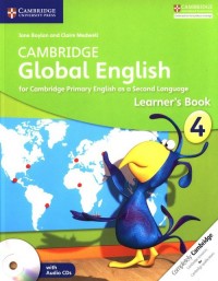 Cambridge Global English 4 Learner - okładka podręcznika