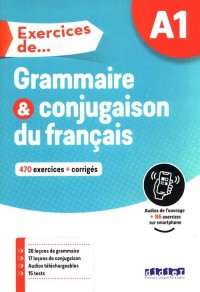 Exercices de Grammaire et conjugaison - okładka podręcznika