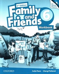 Family and Friends 6 Workbook with - okładka podręcznika