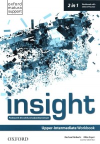 Insight Upper-Interm WB + Online - okładka podręcznika