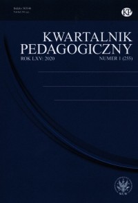 Kwartalnik Pedagogiczny 2020/1. - okładka książki