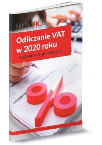Odliczanie VAT w 2020 roku - wyjaśnienia - okładka książki