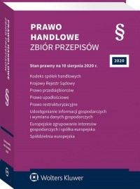 Prawo handlowe. Zbiór przepisów - okładka książki